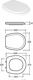 Керамин Унитаз-компакт Позитано двухрежимный с сиденьем полипропилен – фотография-8